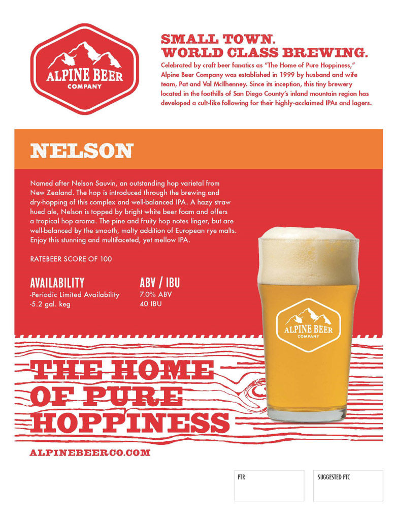 Alpine Beer Nelson IPA